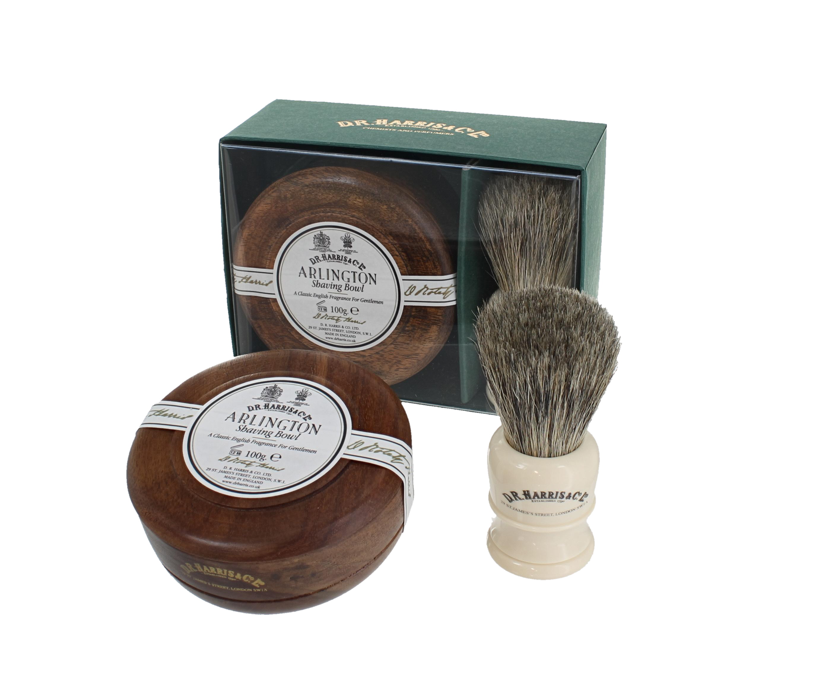 D. R. Harris Arlington Shaving Gift Set Mahogany