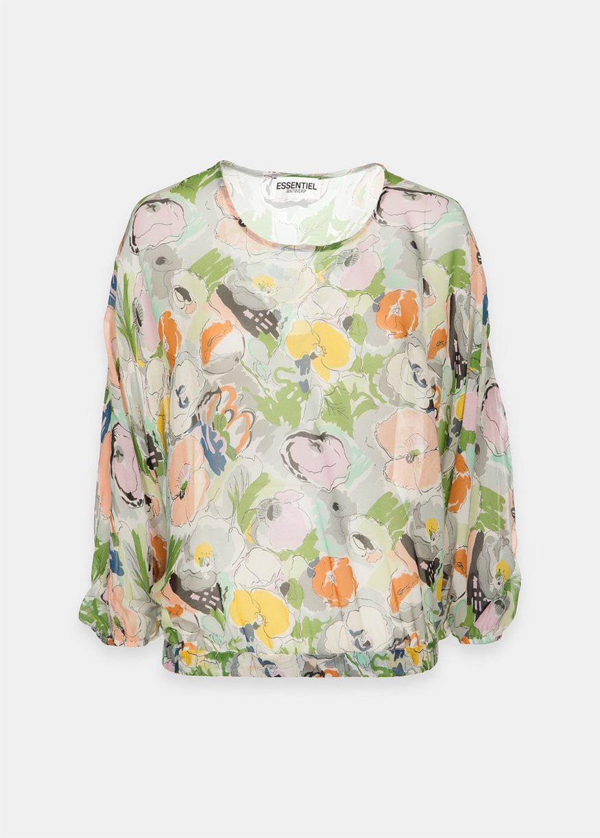 Essentiel Antwerp Tristory Oversized Top in Green