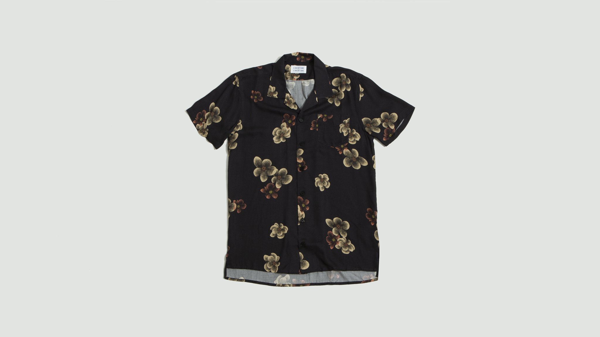 Libertine-Libertine Cave Shirt - Dark Flowers