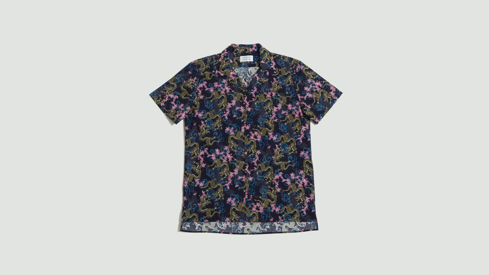 Libertine-Libertine Navy Dragon Cave Shirt