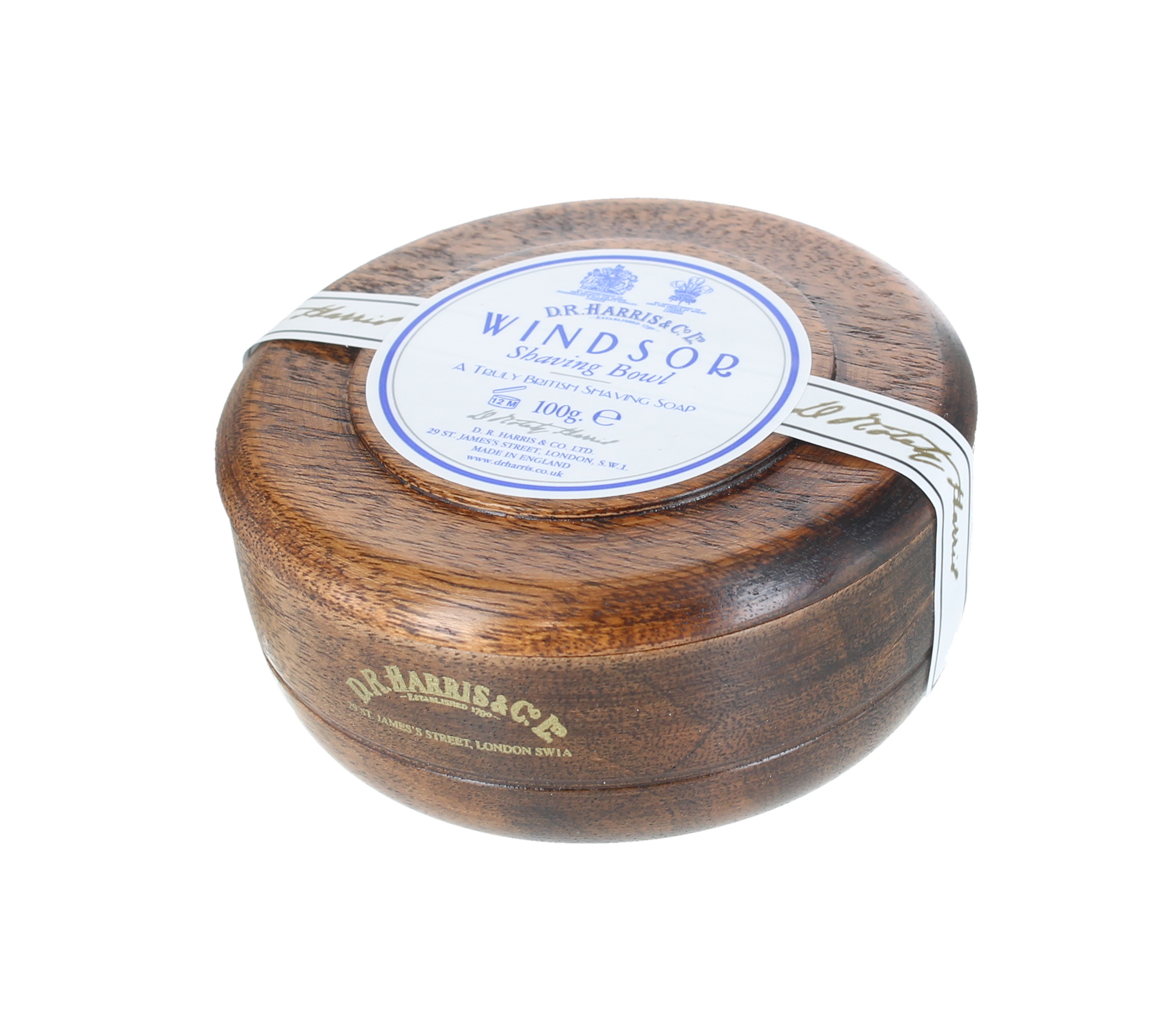 D. R. Harris Windsor Shaving Soap Mahogany Bowl