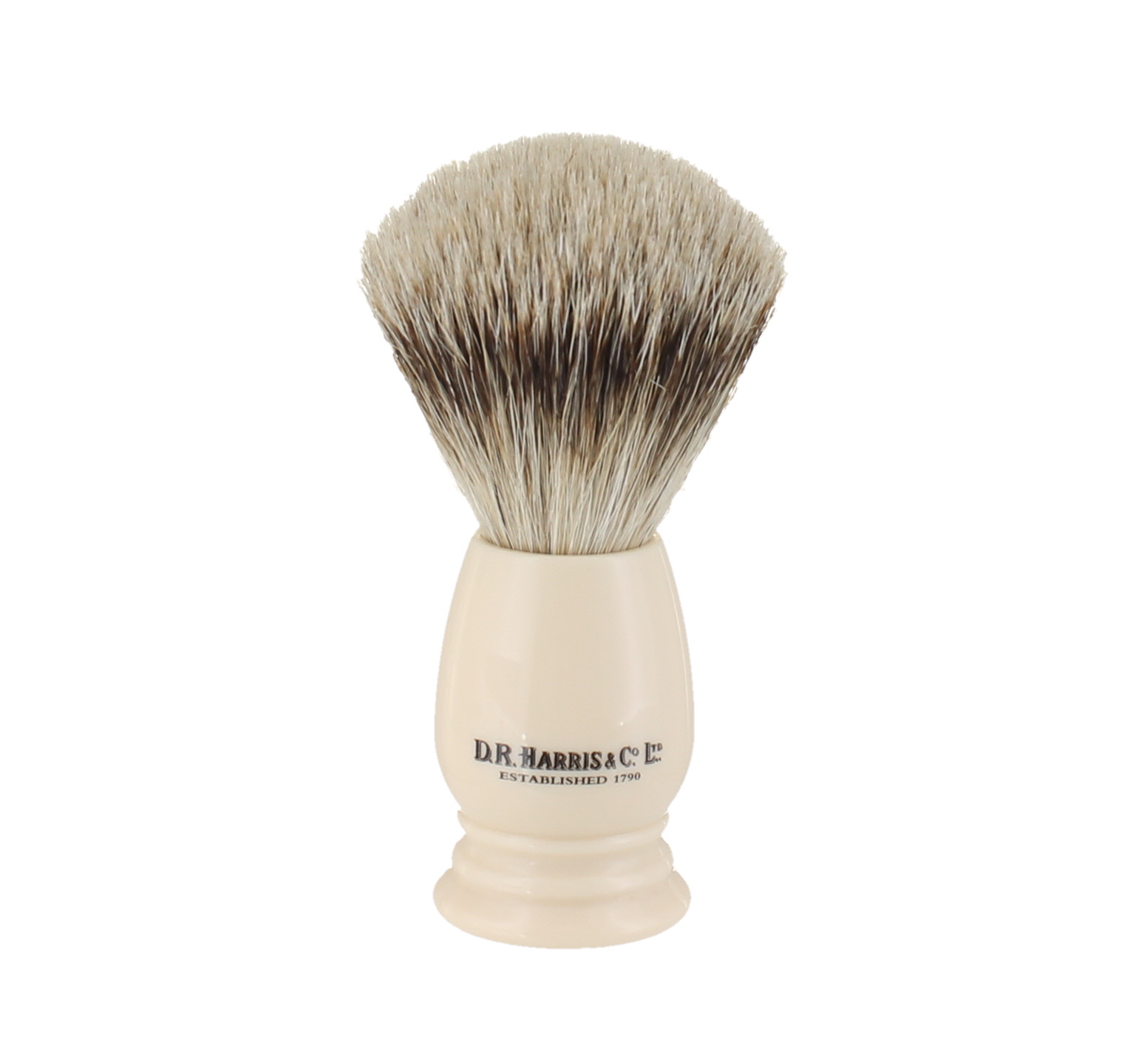D. R. Harris S3 Super Badger Shaving Brush - Ivory 