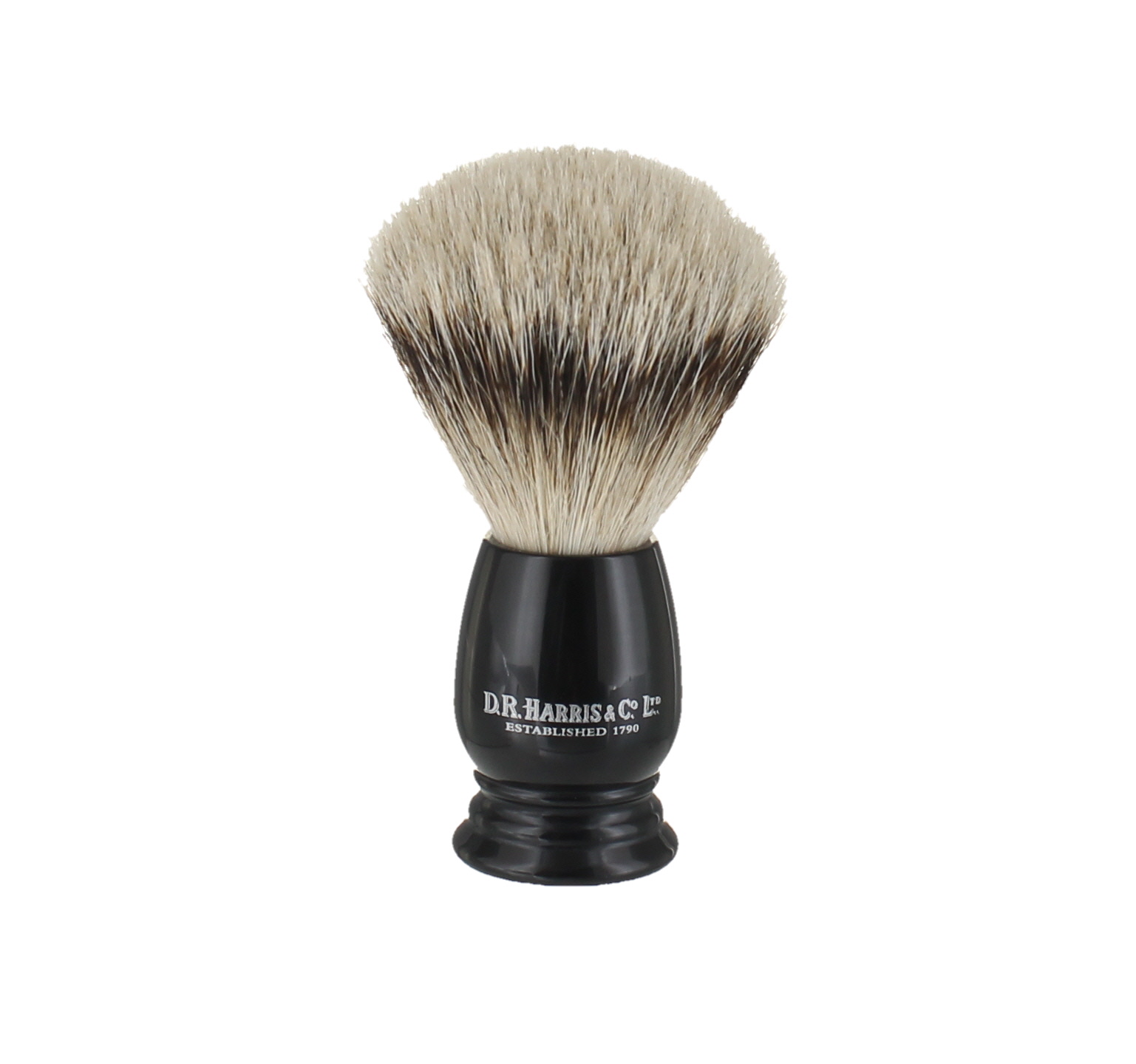 D. R. Harris S2 Super Badger Shaving Brush - Ebony 
