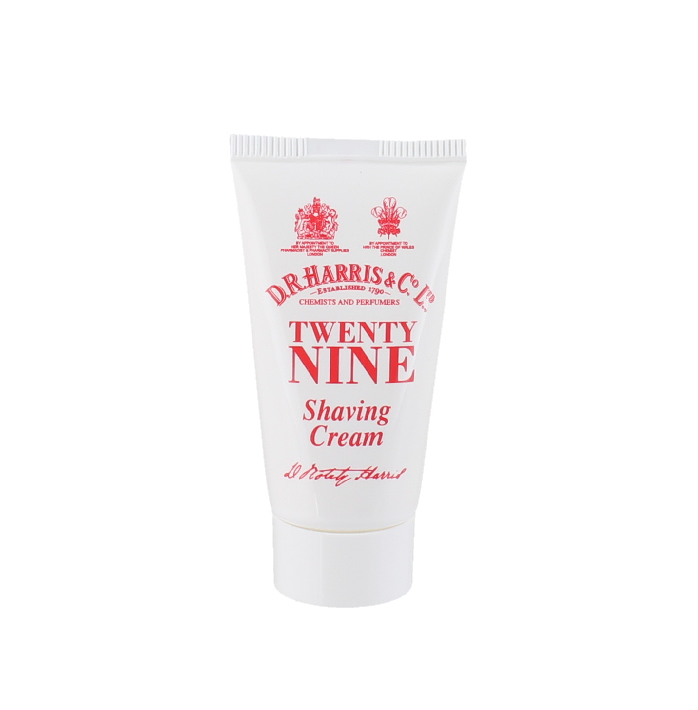 D. R. Harris Twenty-Nine Trial Size Travel Shaving Cream Tube 