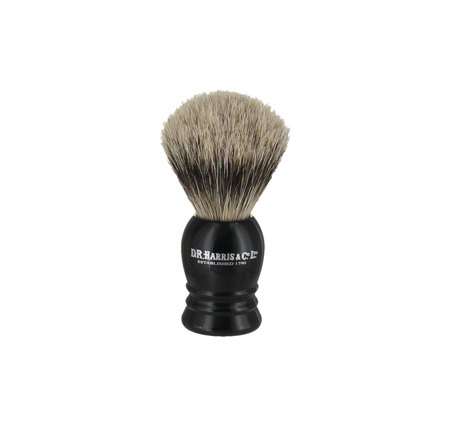 D. R. Harris R1 Super Badger Shaving Brush - Ebony 