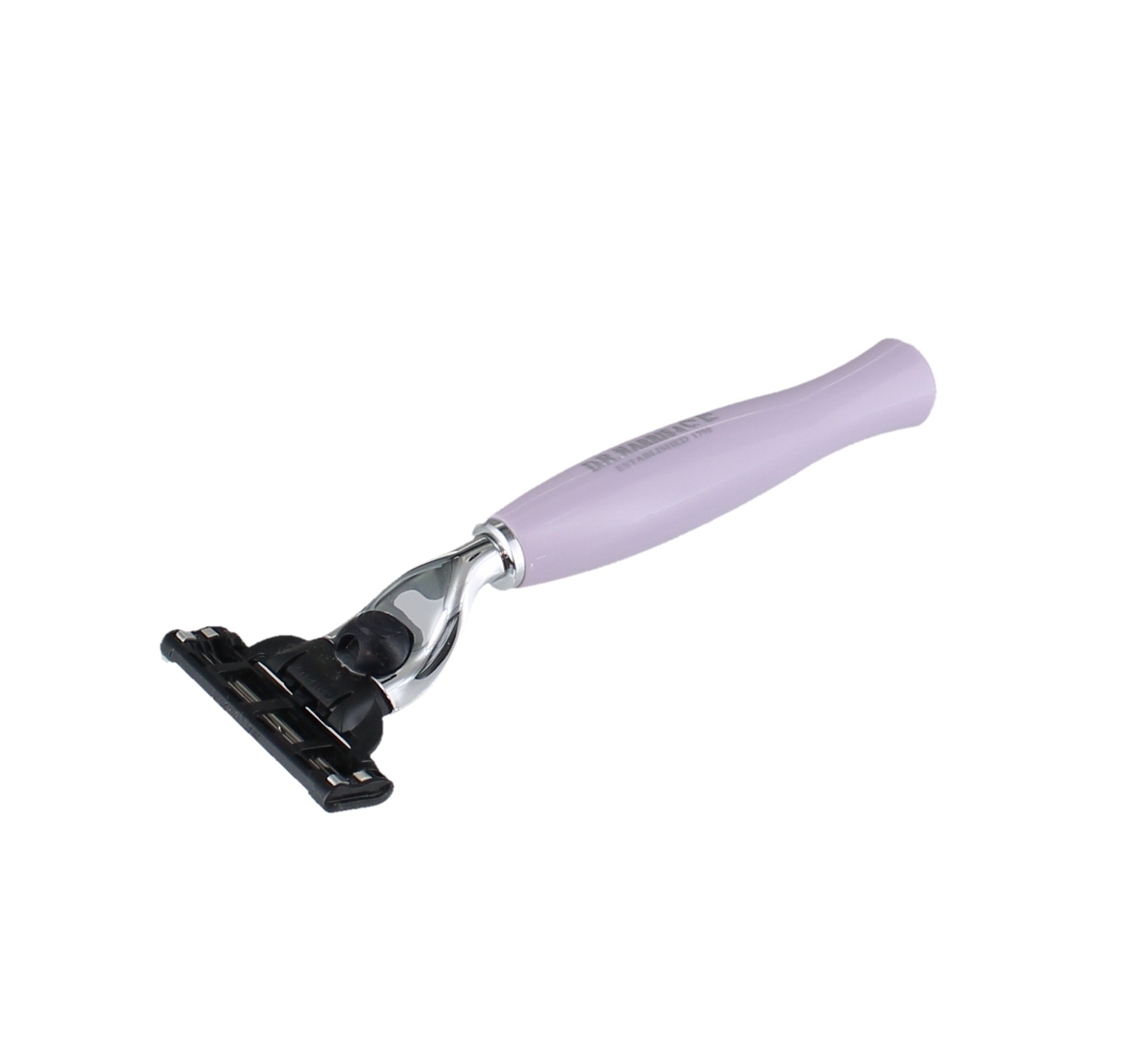 D. R. Harris Lilac Mach 3 Razor 