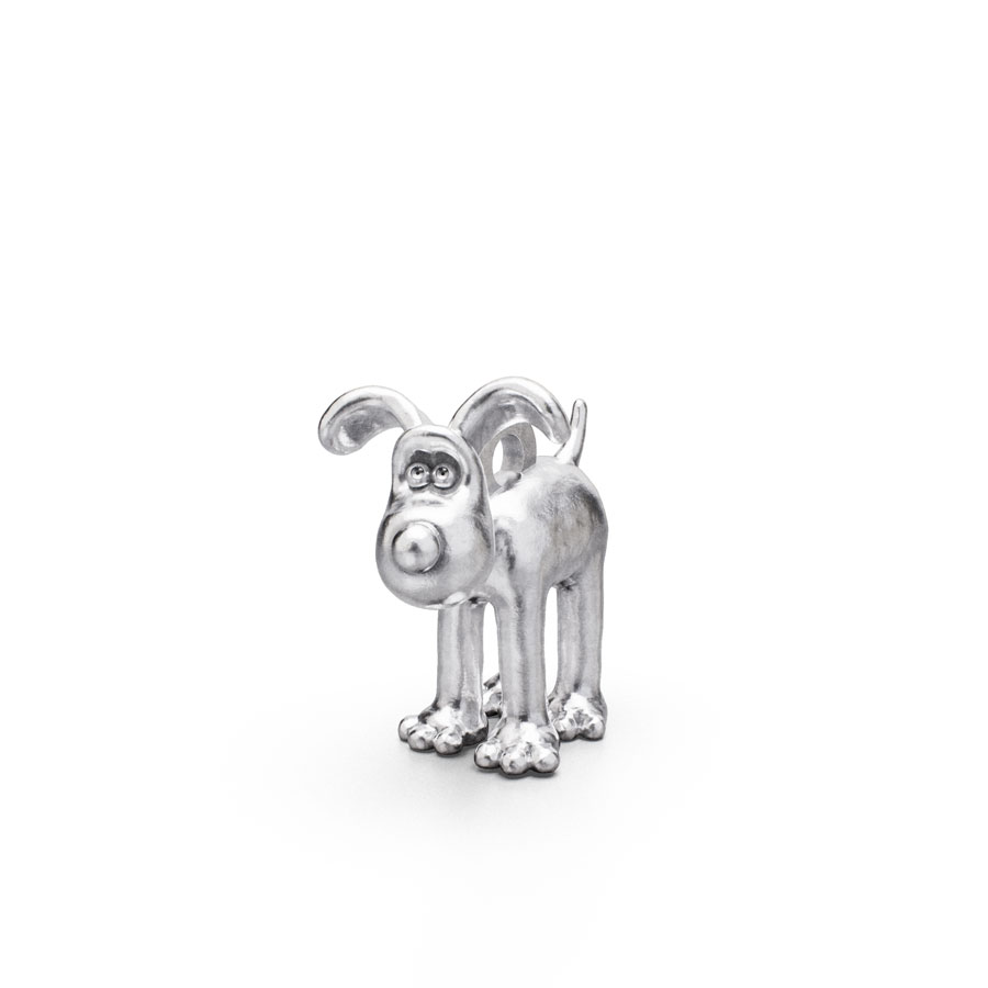 LICENSED TO CHARM Wallace & Gromit - Sterling Silver Standing Gromit Charm