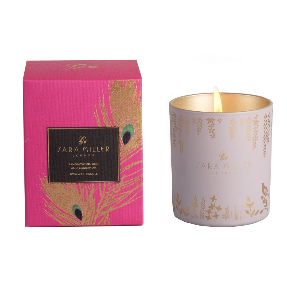 Sara Miller London Sara Miller Sandalwood, Oud & Cardamon Candle 