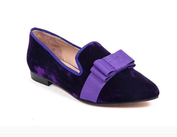 Calita Shoes Purple bow Toe Shoes