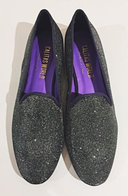 Calita Shoes Sparkle silver shoes