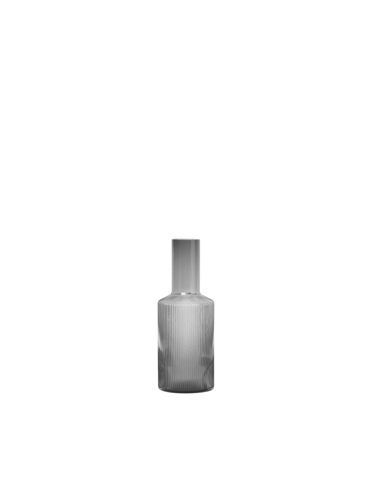 Ferm Living Carafe Smoked Ripple Glass