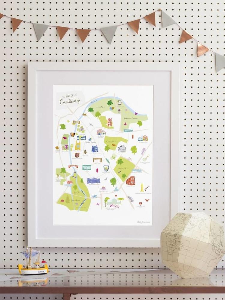 Holly Francesca Map of Cambridge - A3 Print