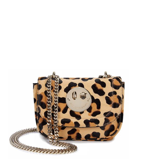 Hill & Friends Natural Leopard Happy Tweency Chain Bag