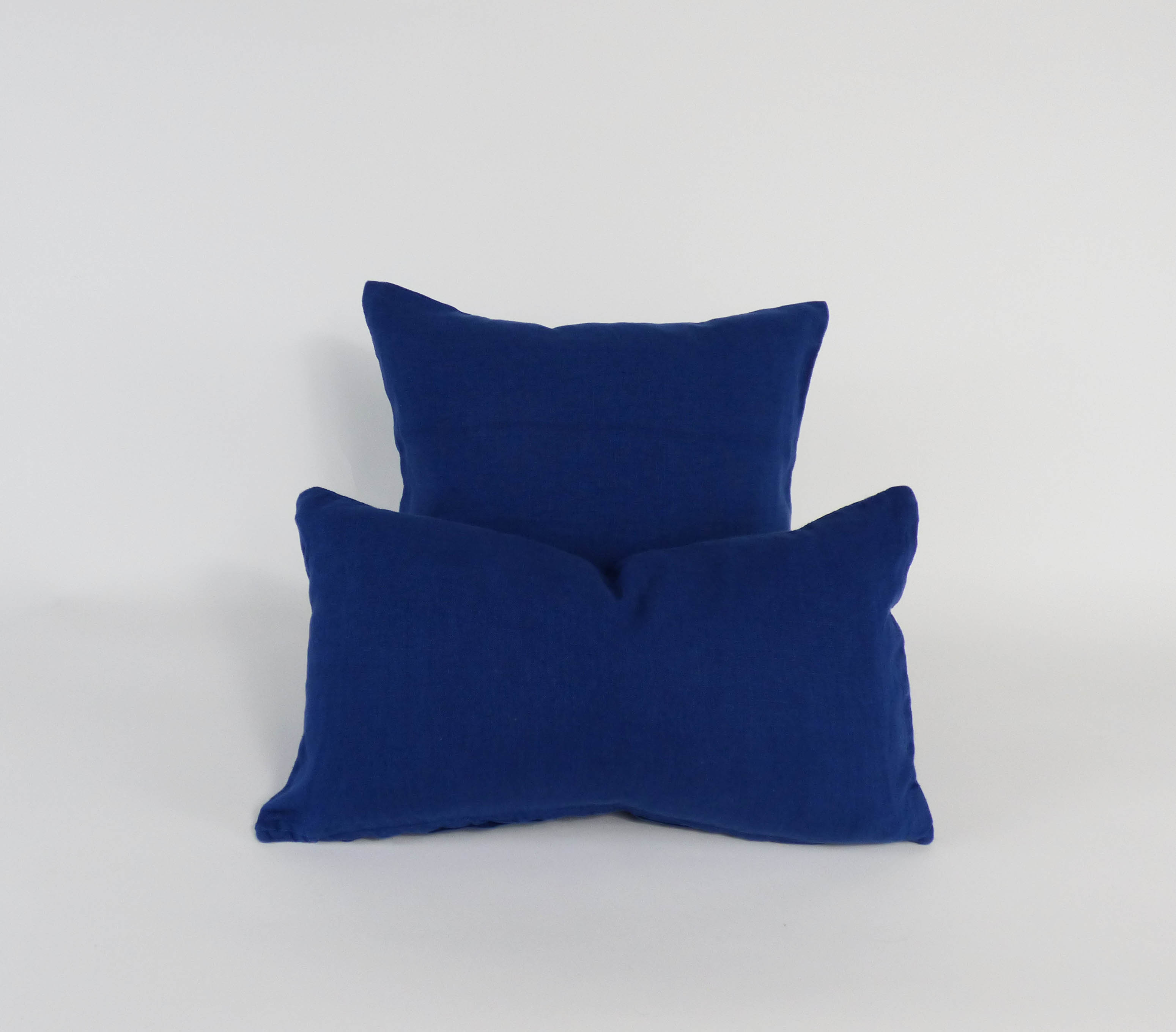 Indigo & Wills Epic Blue Linen Cushions 