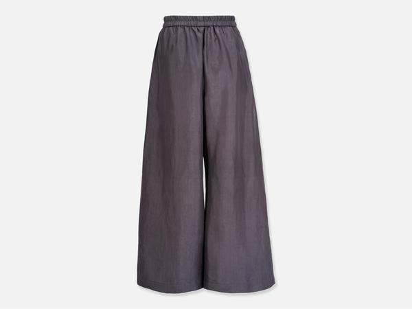 Folkdays Grey Chivy Silk Pants