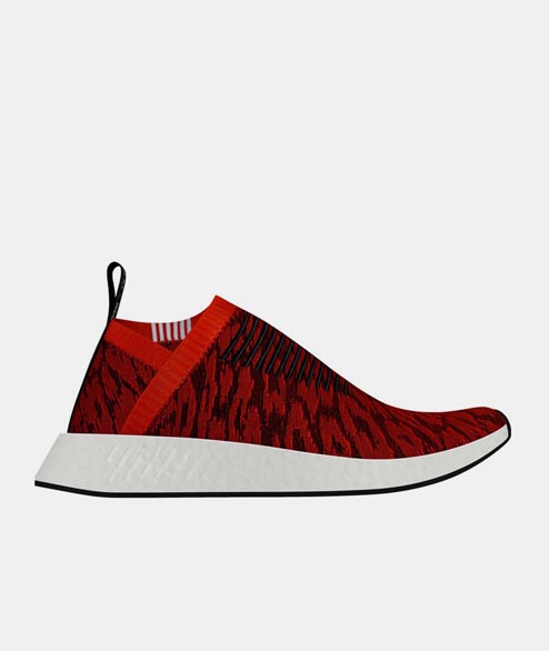 Adidas Originals Harvest Red Nmd Cs2 Primeknit Shoes