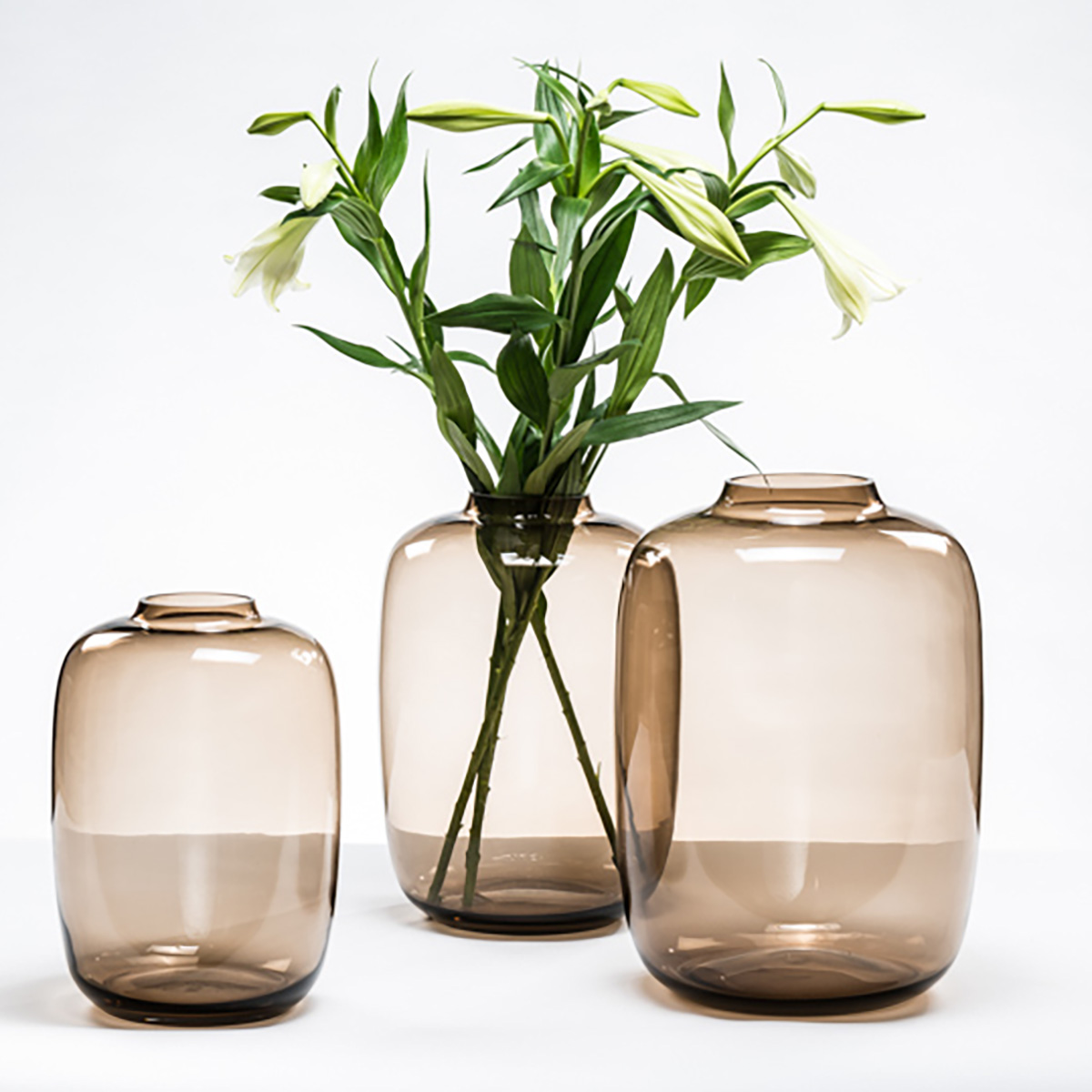 Dekocandle Bulb Vase Mocha (SMALL)