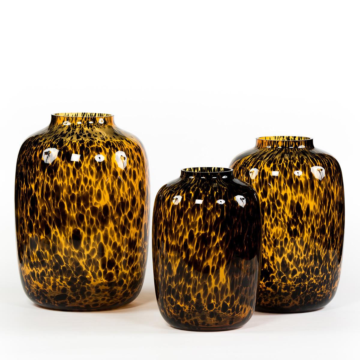 Dekocandle Bulb Vase Leopard Spotted (SMALL)