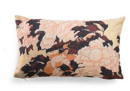 HK Living Florarl And Geometric Printed Cushion