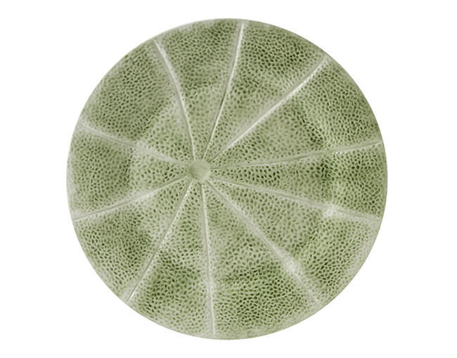 bordallo-pinheiro-326cm-green-earthenware-melon-plate-1