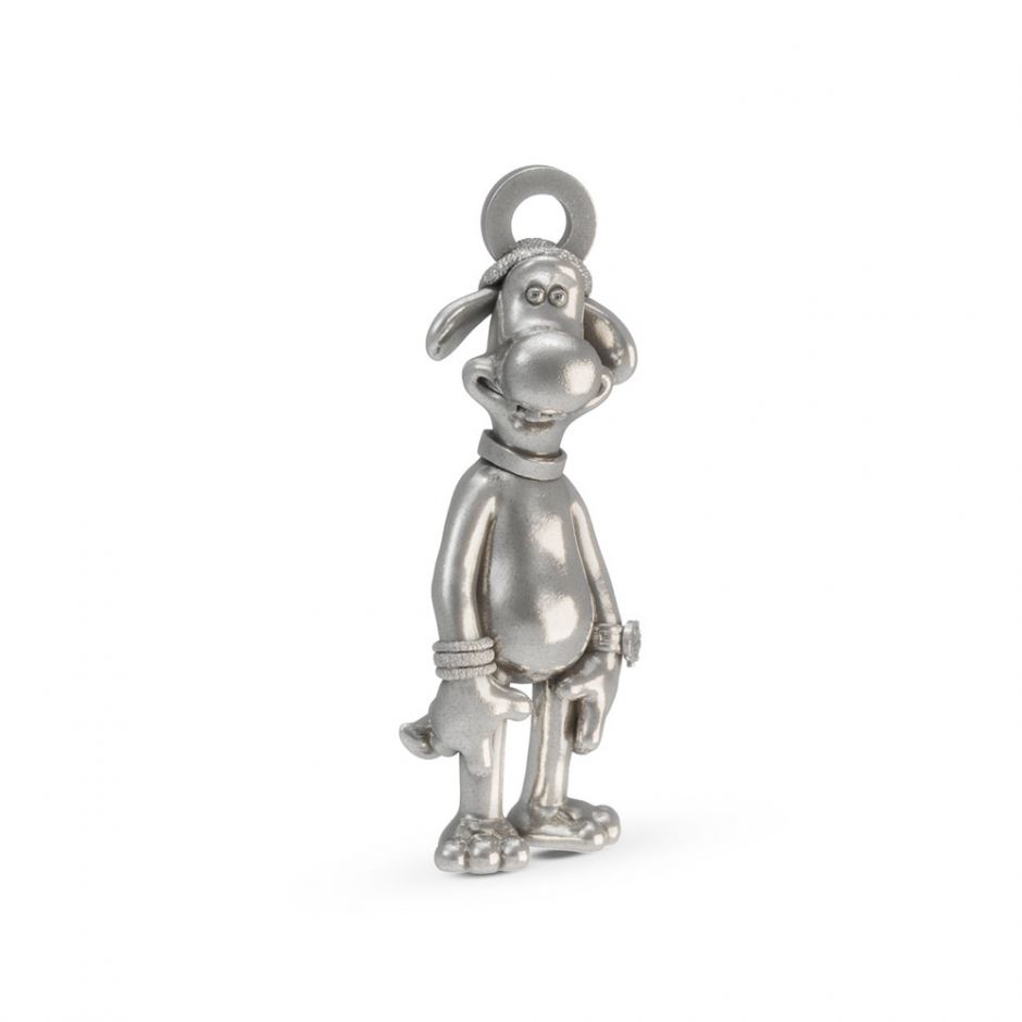 LICENSED TO CHARM Sterling Silver Bitzer The Sheepdog Charm