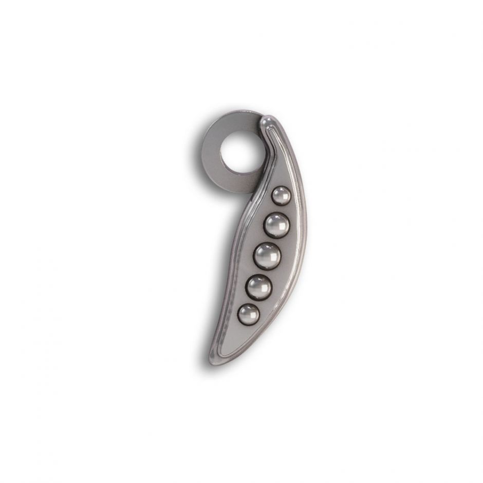 LICENSED TO CHARM Sterling Silver Peas In A Pod Charm