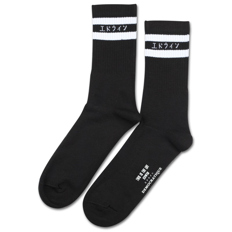 Edwin Democratique Socks - Black