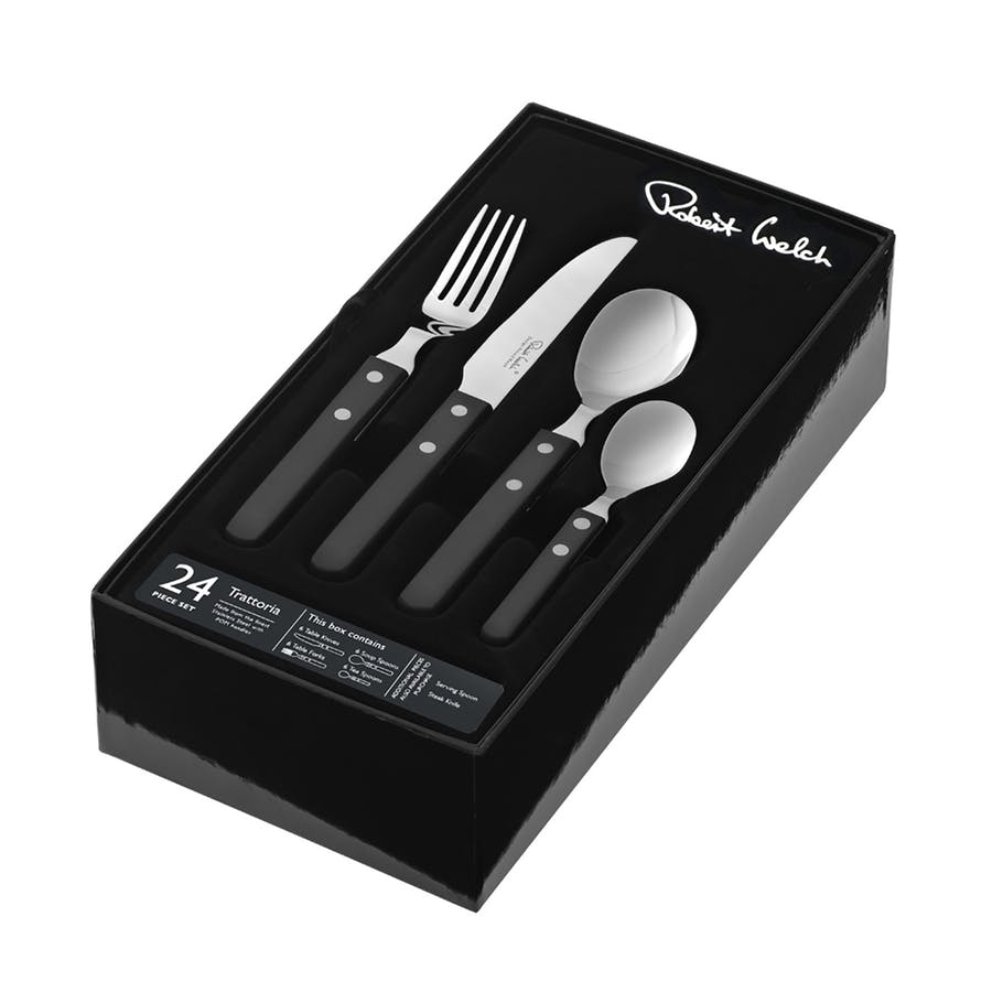 Robert Welch 24 Pieces Trattoria Bright Cutlery Set