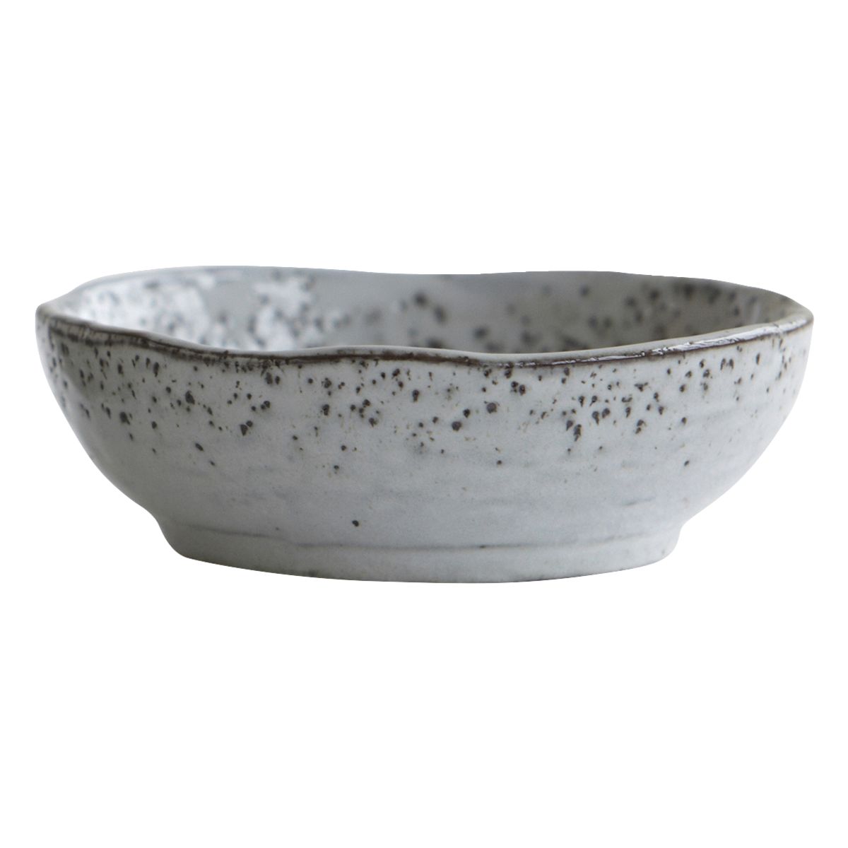 House Doctor 14cm Grey Blue Ceramic Rustic Bowl