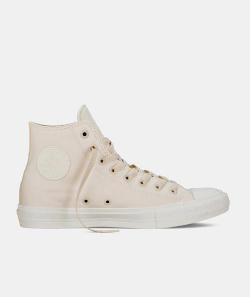 Converse Parchment Navy White CTAS II HI Shoes