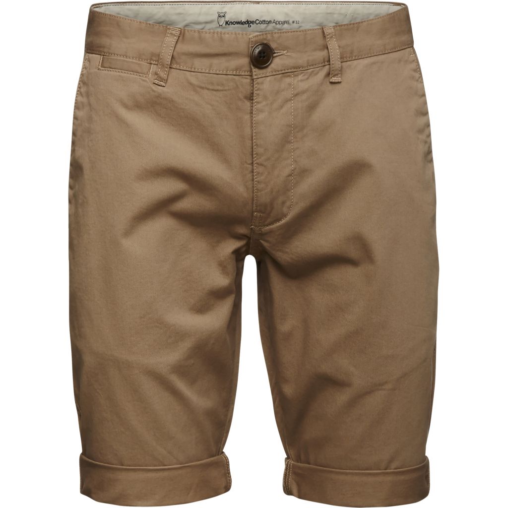 Knowledge Cotton Apparel  Light Feather Grey 50020 Twisted Twill Shorts