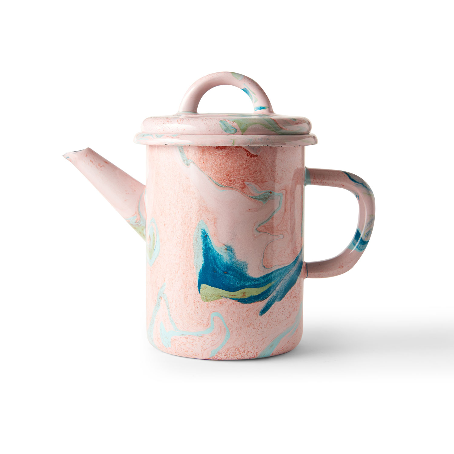 Bornn Blush Marble Tea Pot