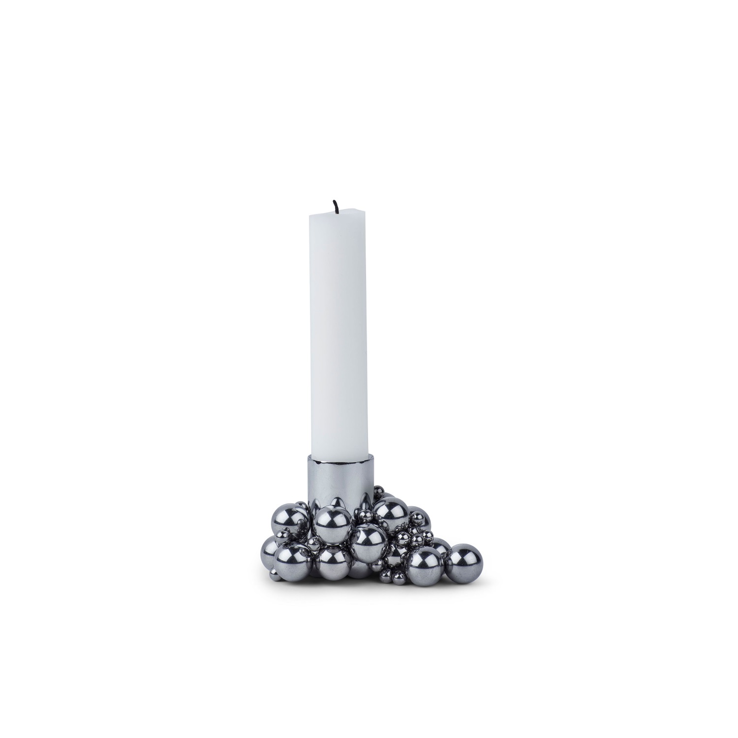 Gejst Chrome Metal Molekyl 1 Candlestick