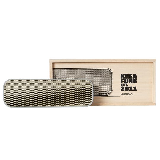 Kreafunk Gray aGROOVE Bluetooth Speaker