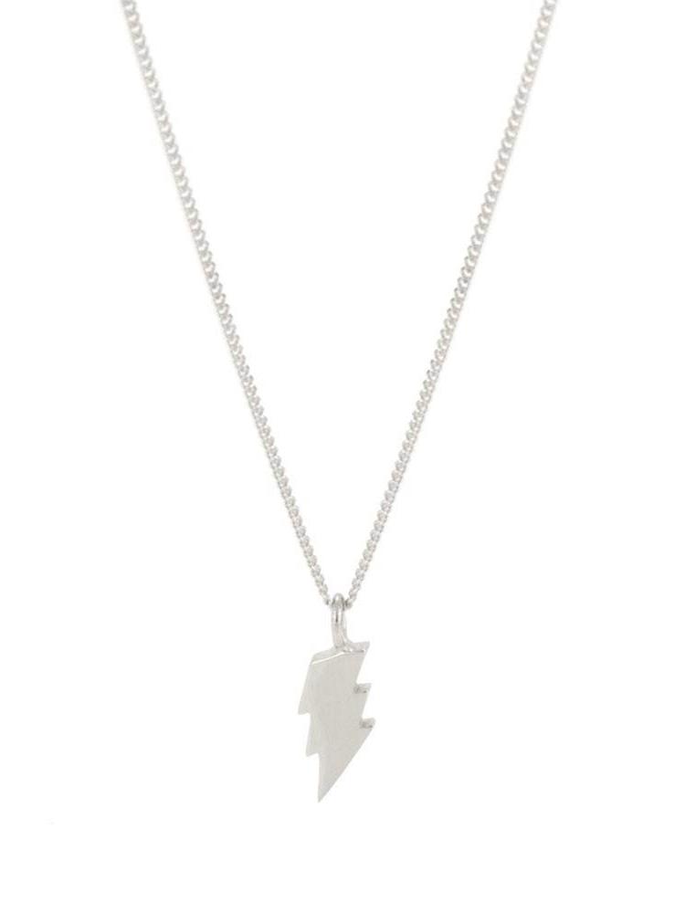 Laura Gravestock Dainty Lightning Necklace Sterling Silver