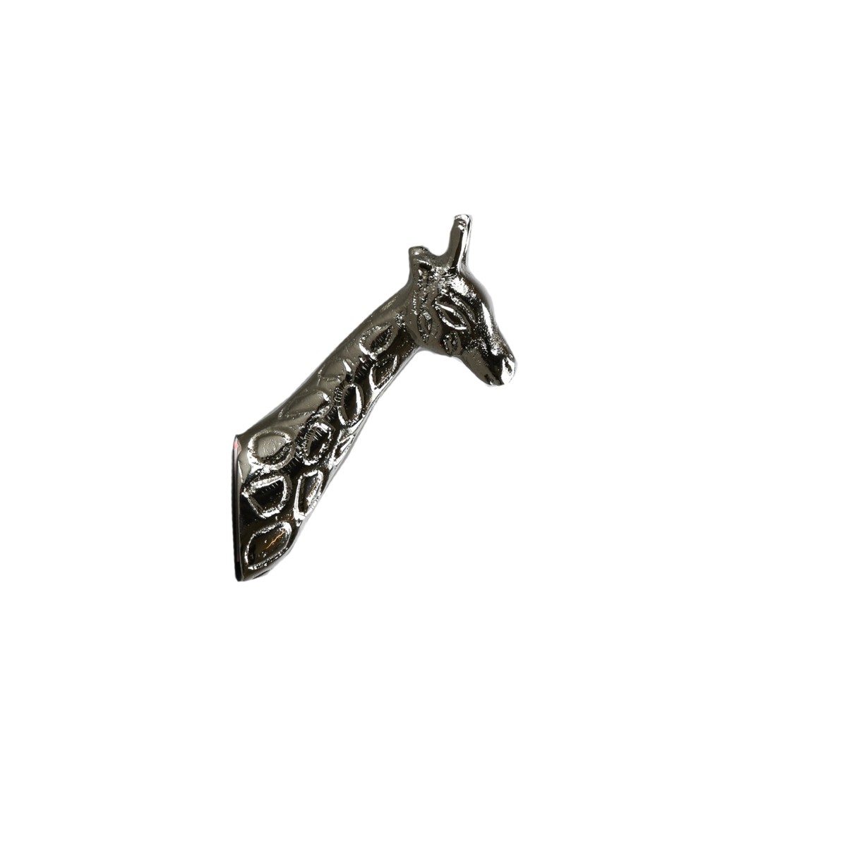 On mini Silver Metal Barnrum Giraffe Hook