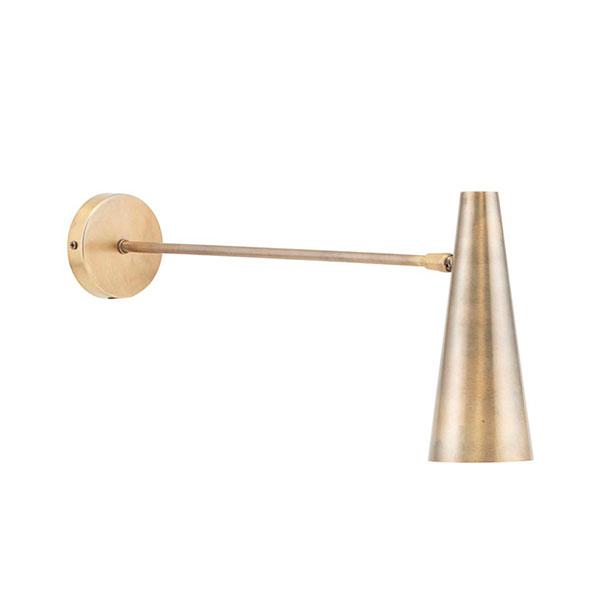 Mink Interiors Perry Wall Light - Brushed Brass (47cm)