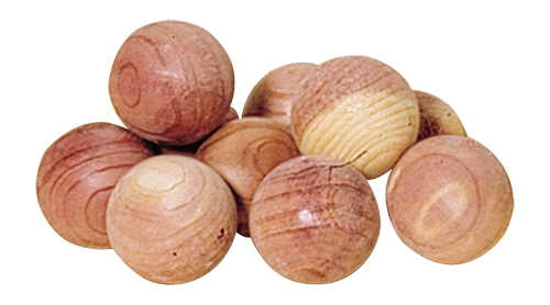 Redecker Pack of 5 Red Cedar Wood Balls