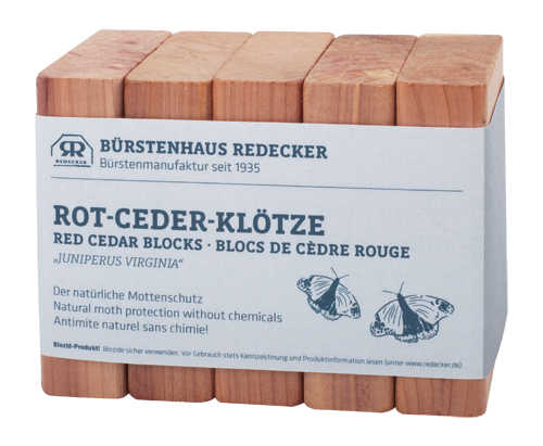 Redecker Pack of 5 Red Cedar Wood Blocks