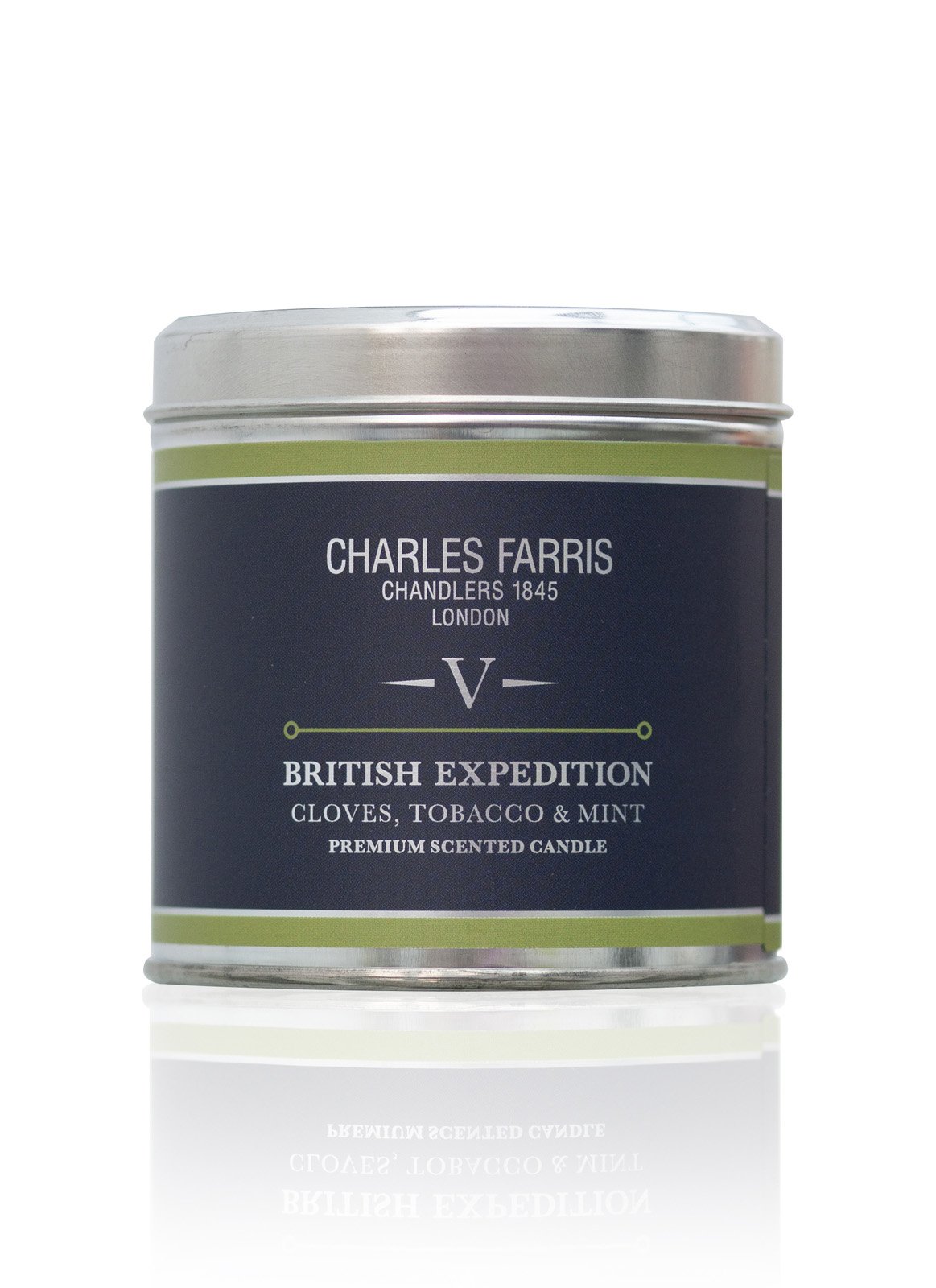 Charles Farris British Expedition Luxury Candle Tin