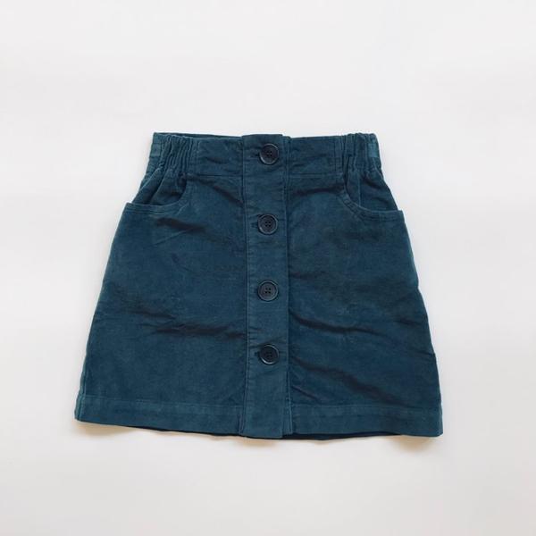 Repose Ams Dark Sea Blue A Line Skirt