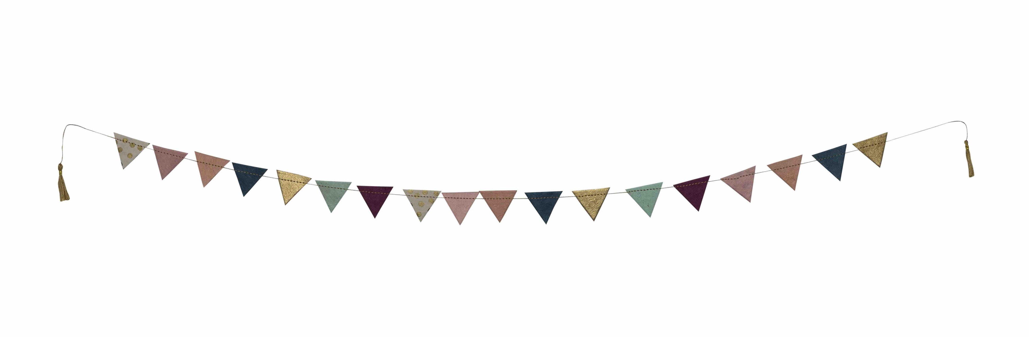 Return to Sender 1m Lokta Paper Flags Garland