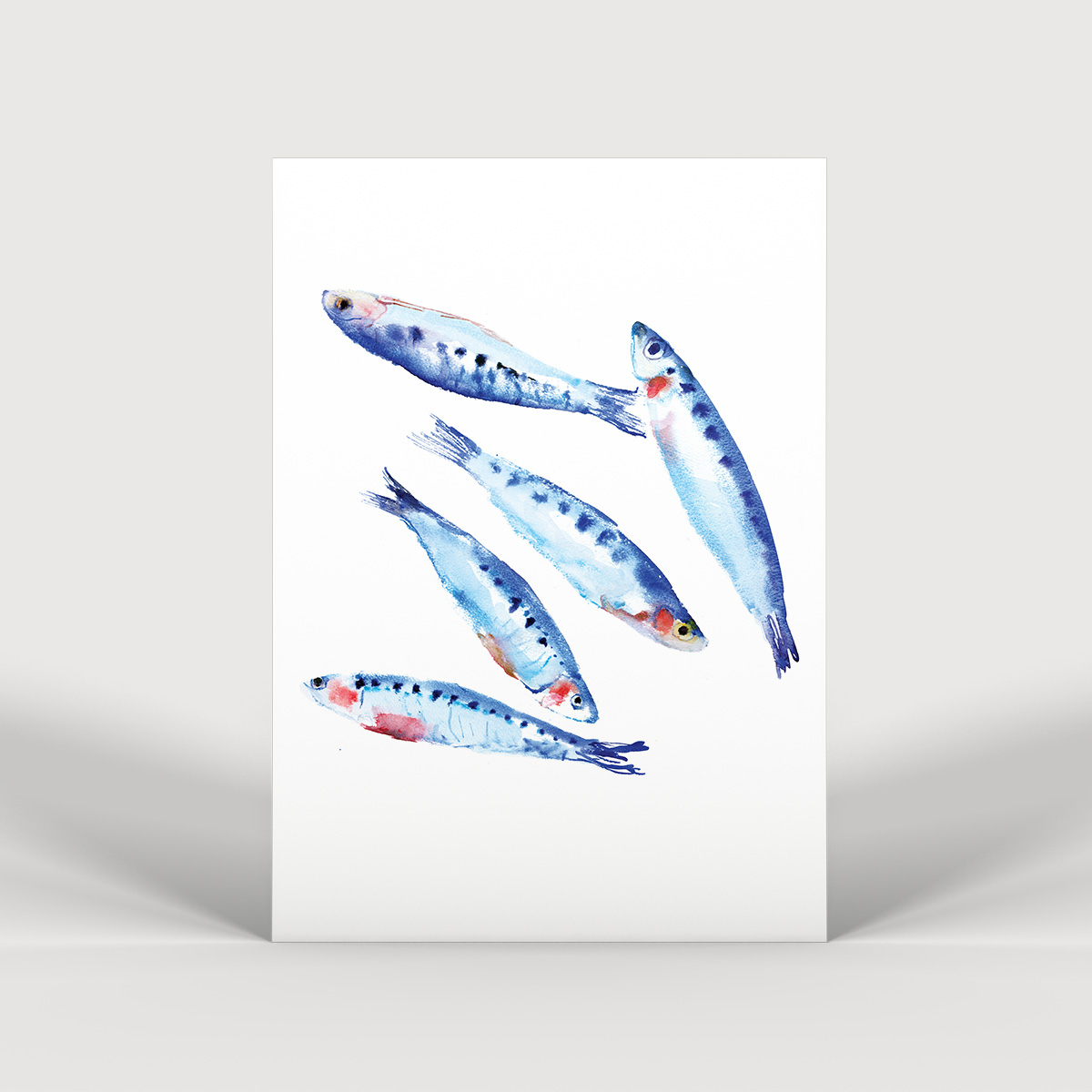 Rosie Webb  Sardines A3 Art Print