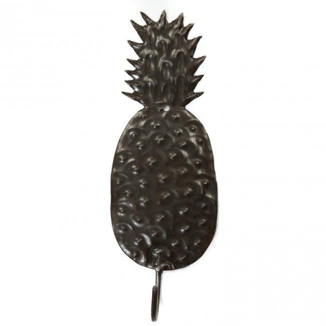 Stapelgoed Large Grey Steel Pineapple Wall Hook