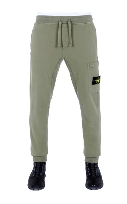 Stone Island  Jogging Pants in Olive Green