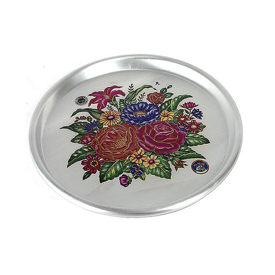 ALKEMI store 33cm Tin Tray with Flowers Print