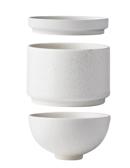 Kristina Dam Off White Small Setomono Bowl Set (3 pcs)