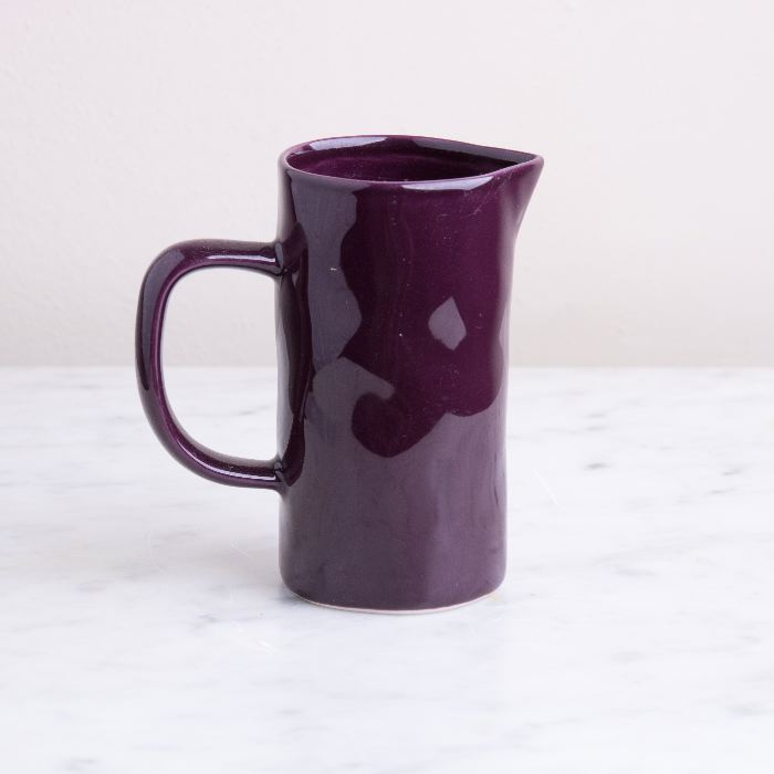 Quail's Egg Small Aubergine Ceramic Jug