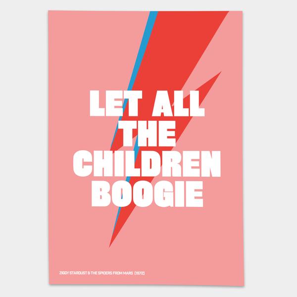 Form Shop & Studio A3 Let All The Children Boogie Giclee Print