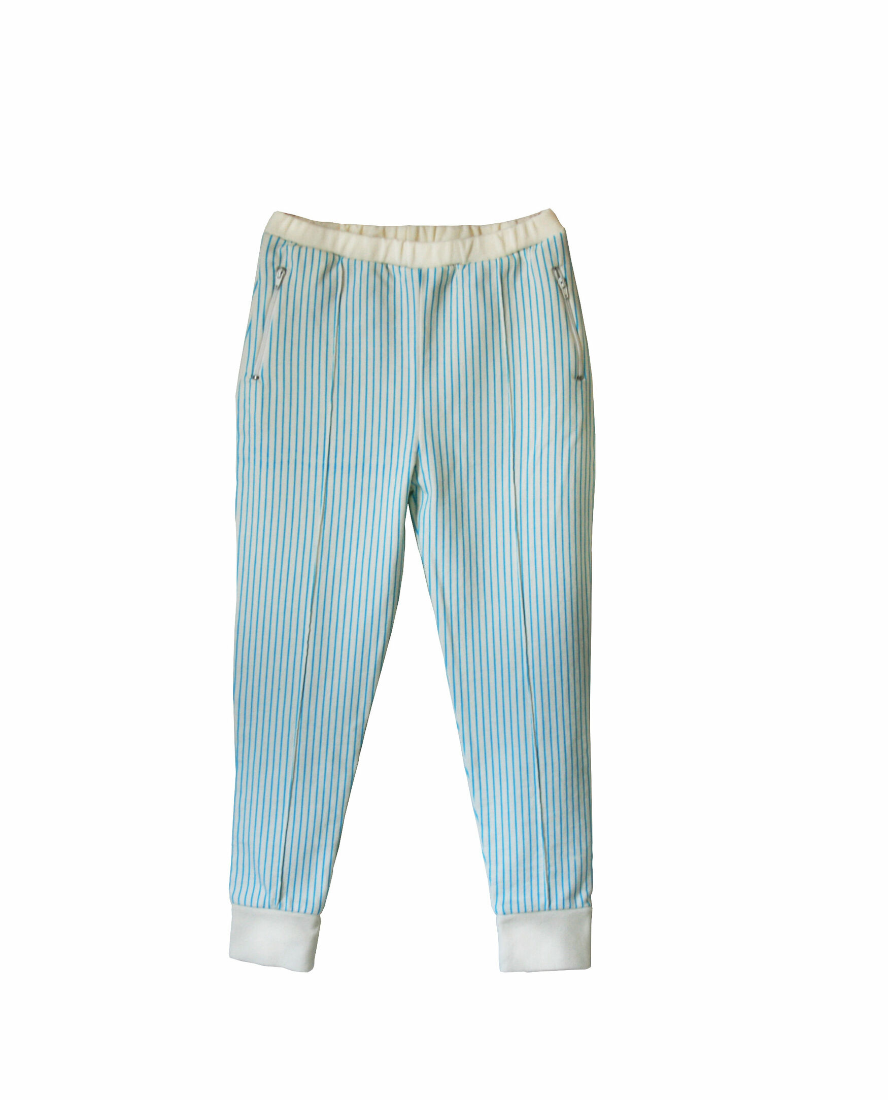 Bandy Button Cotton Stripes Bal Jogging Girls Pants